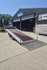 Used Ifor Williams TB5021-352 Tiltbed Trailer 16'6" x 8" 3500kg GVW Twin Axle Tilting Trailer