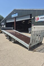 Used Ifor Williams TB5021-352 Tiltbed Trailer 16'6" x 8" 3500kg GVW Twin Axle Tilting Trailer