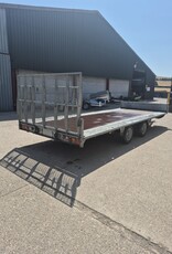 Used Ifor Williams TB5021-352 Tiltbed Trailer 16'6" x 8" 3500kg GVW Twin Axle Tilting Trailer