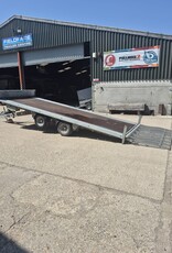 Used Ifor Williams TB5021-352 Tiltbed Trailer 16'6" x 8" 3500kg GVW Twin Axle Tilting Trailer
