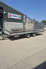 Used Ifor Williams TB5021-352 Tiltbed Trailer 16'6" x 8" 3500kg GVW Twin Axle Tilting Trailer