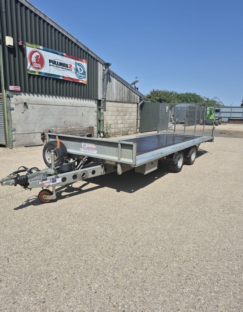 Used Ifor Williams TB5021-352 Tiltbed Trailer 16'6" x 8" 3500kg GVW Twin Axle Tilting Trailer