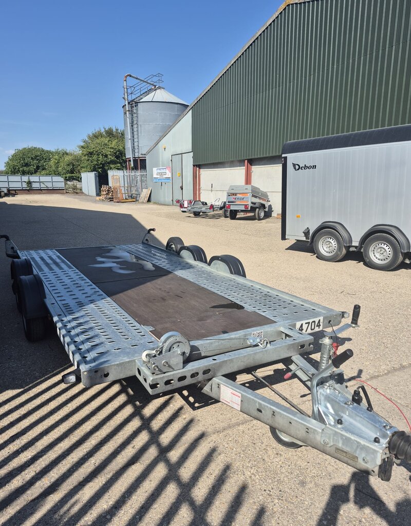 2024 Brian James A Transporter Trailer 4.5m x 2.0m Twin Axle 2600kg GVW, Manual Winch