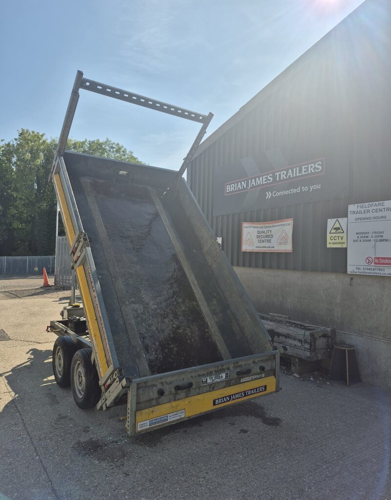 2020 Brian James Tipper 2 Trailer 2.7m x 1.71m 2700kg GVW 13",Ladder rack