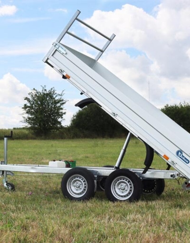 Debon Debon PW1.2 Twin Axle Tipper Trailer - 3m x 1.55m  2600kg GVW