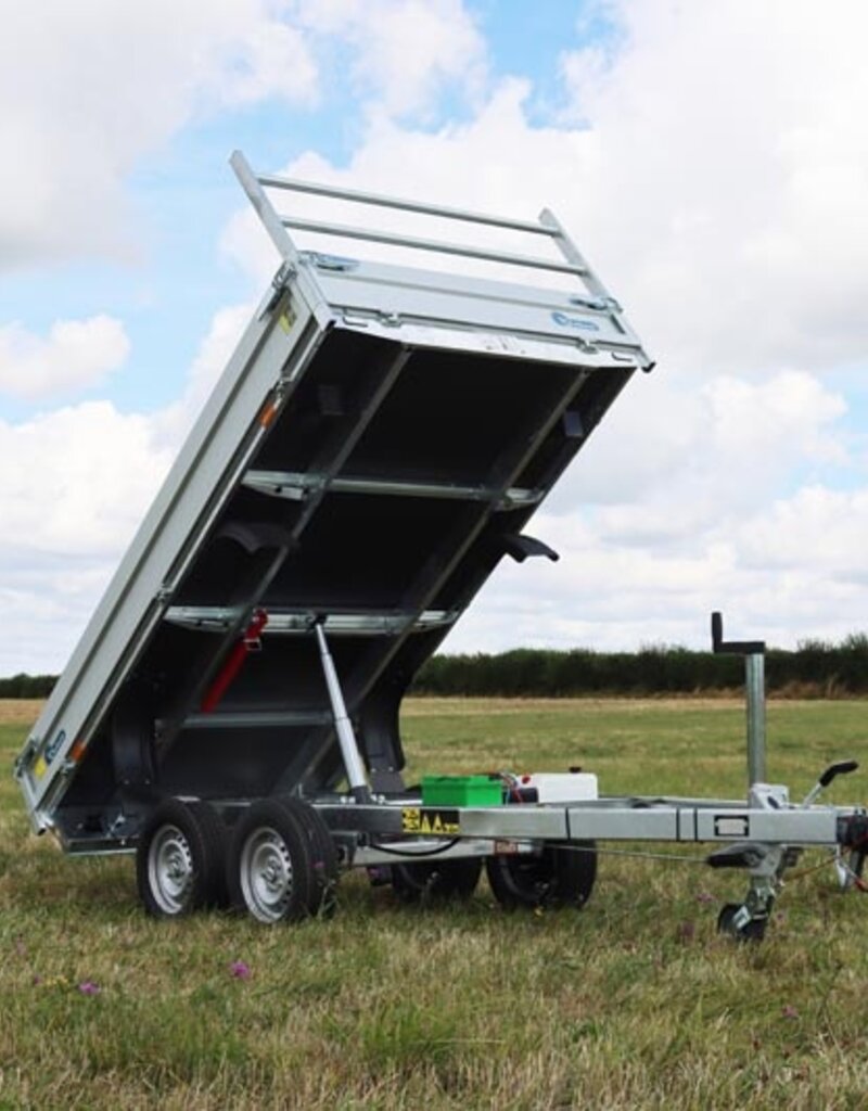 Debon Debon PW1.2 Twin Axle Tipper Trailer - 3m x 1.55m  2600kg GVW