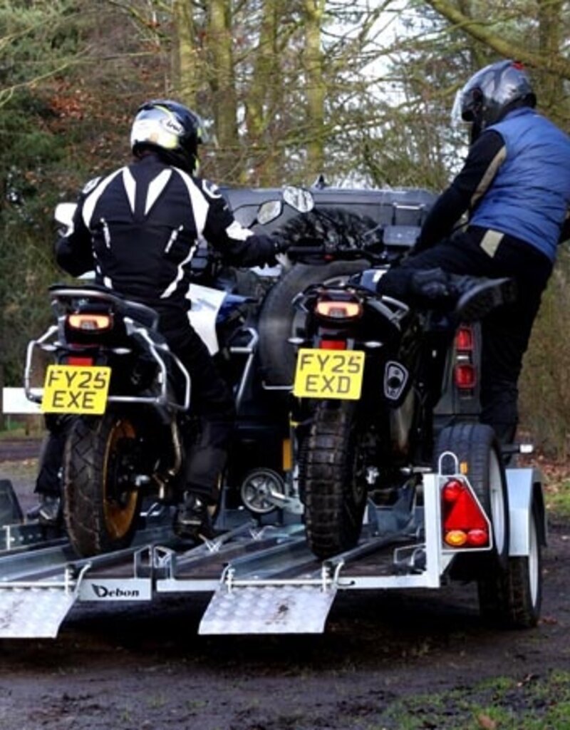 Debon Debon Moto2 Double Tilt Bed Motorcycle Trailer 1300kg GVW