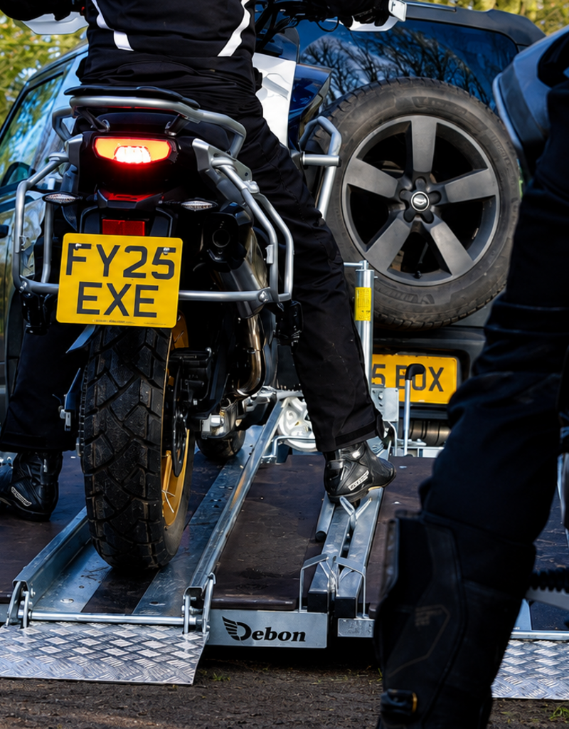 Debon Debon Moto2 Double Tilt Bed Motorcycle Trailer 1300kg GVW