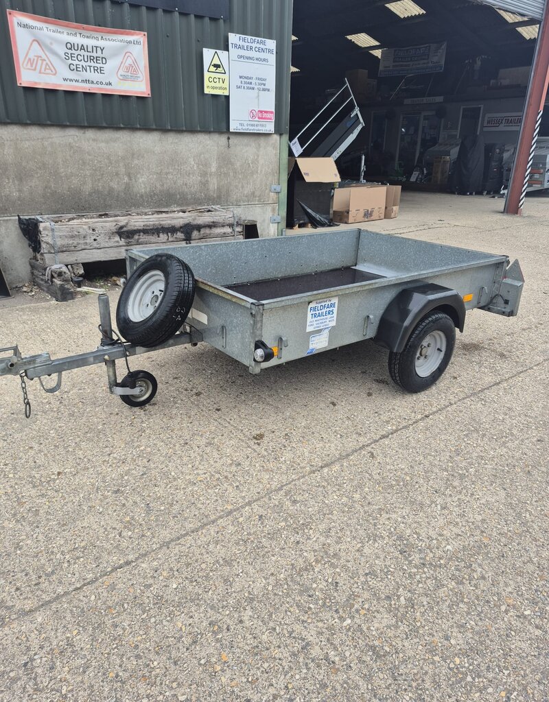 Used Ifor WIlliams P6e Single Axle Unbraked trailer 500kg GVW 1.98m x 1.21m 156kg Unladen