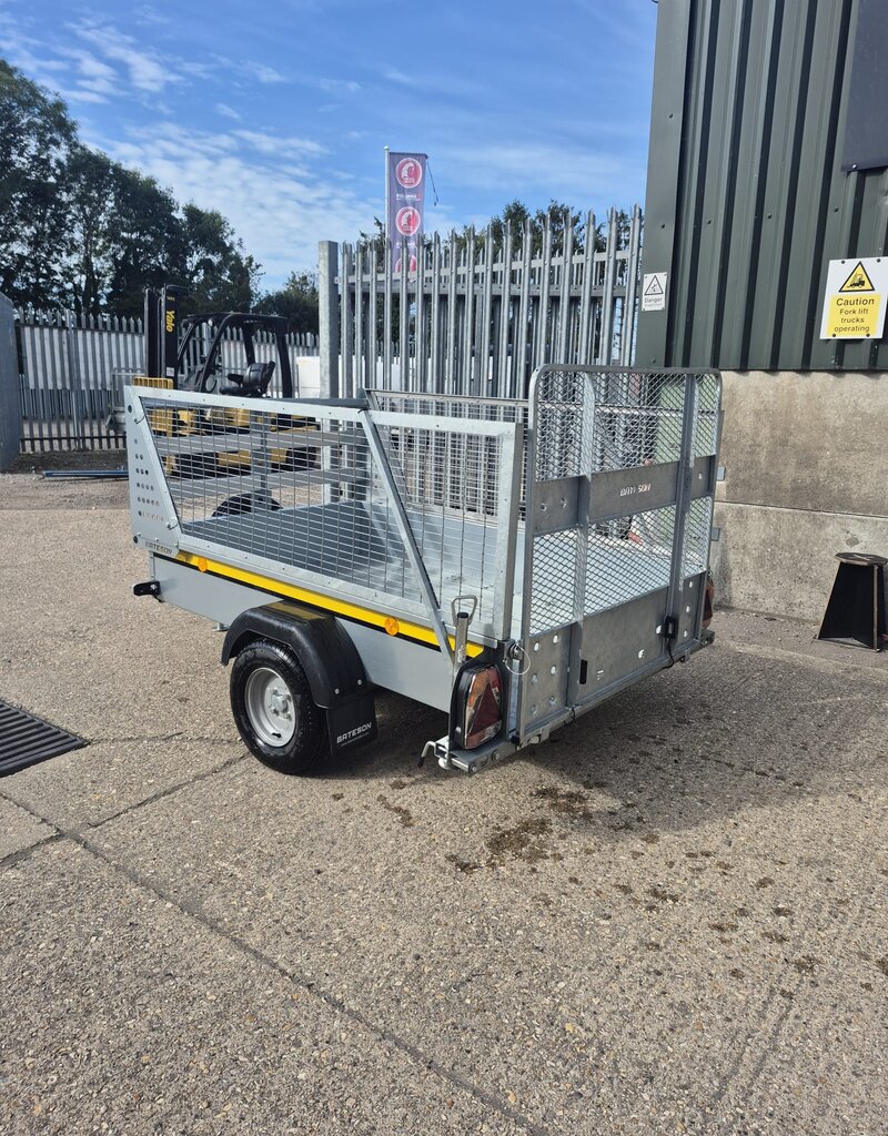 Bateson Trailers 2025  Bateson B64  6'x4' Fitted with Ramp Tail Gate, Mesh Sides, Spare wheel 750kg GVW