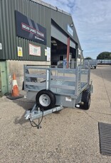 Bateson Trailers 2025  Bateson B64  6'x4' Fitted with Ramp Tail Gate, Mesh Sides, Spare wheel 750kg GVW