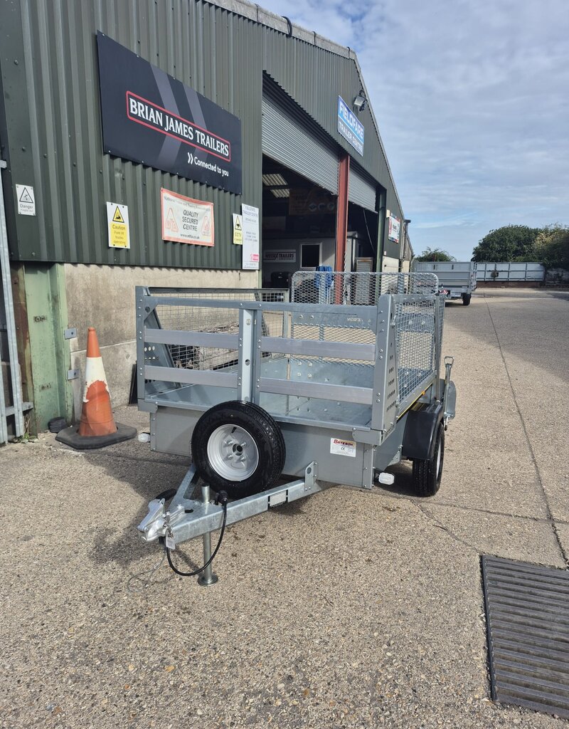 Bateson Trailers 2025  Bateson B64  6'x4' Fitted with Ramp Tail Gate, Mesh Sides, Spare wheel 750kg GVW