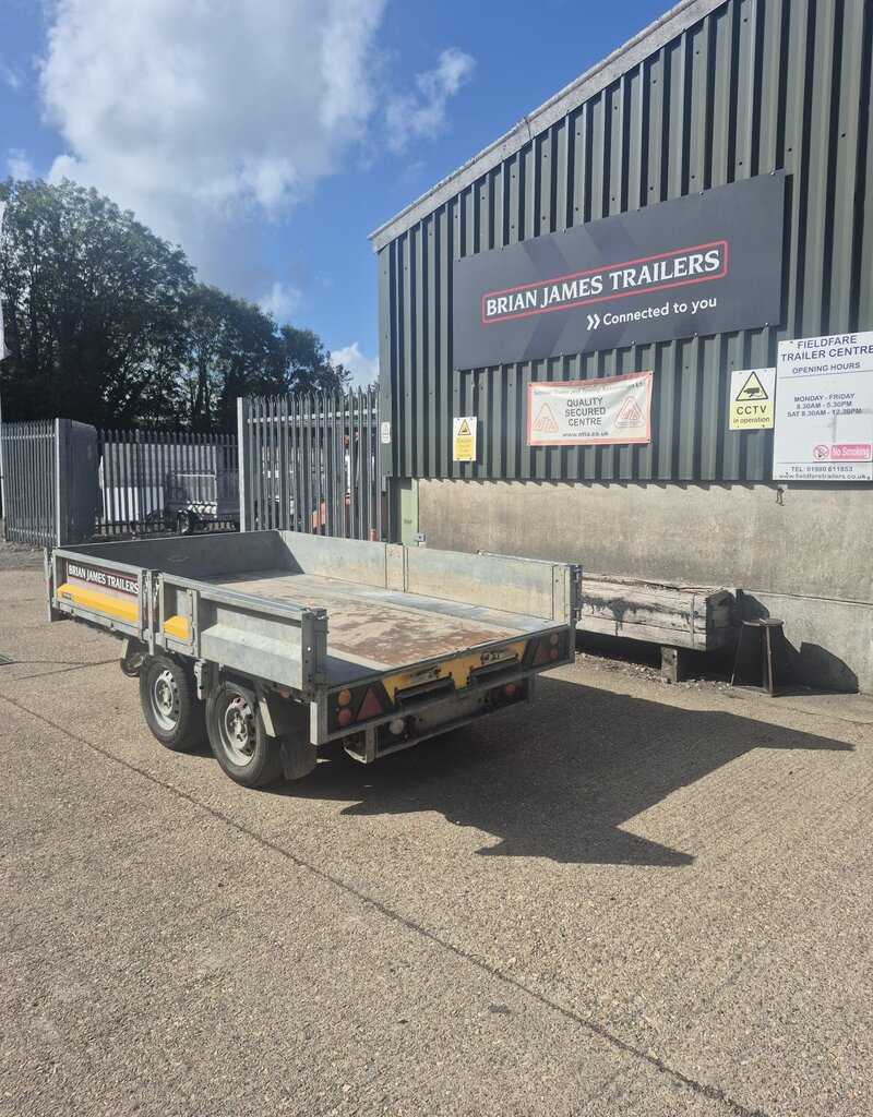 Tipper 2 Trailer 2.7m x 1.71m 2700kg GVW 13", Ramps, Barn Doors