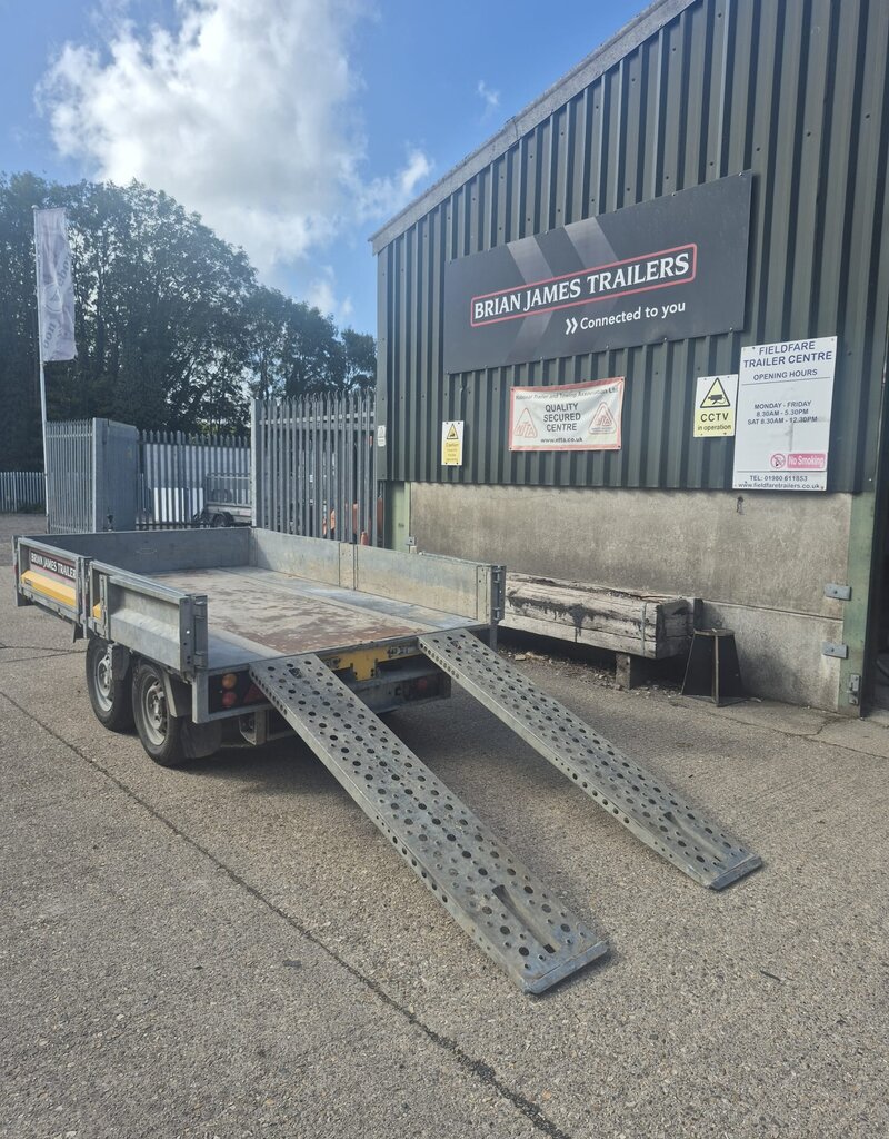 Tipper 2 Trailer 2.7m x 1.71m 2700kg GVW 13", Ramps, Barn Doors
