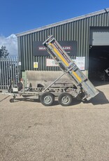 Tipper 2 Trailer 2.7m x 1.71m 2700kg GVW 13", Ramps, Barn Doors