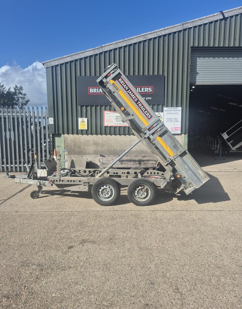 Tipper 2 Trailer 2.7m x 1.71m 2700kg GVW 13", Ramps, Barn Doors