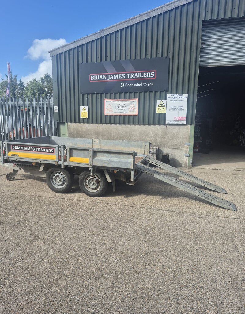 Tipper 2 Trailer 2.7m x 1.71m 2700kg GVW 13", Ramps, Barn Doors