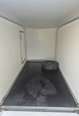 Debon 2022 Debon C255 Single Axle Box Trailer, Braked 1300kg GVW Rear Ramp, Spare Wheel- Black
