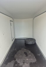 Debon 2022 Debon C255 Single Axle Box Trailer, Braked 1300kg GVW Rear Ramp, Spare Wheel- Black