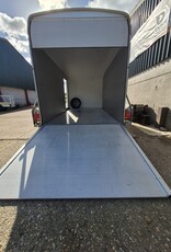 Debon Ex Hire Debon C700 Twin Axle Box trailer Rear Ramp, Side Door & Spare Wheel 2600kg GVW 3760mm x 1790mm x 2010mm