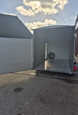 Debon Ex Hire Debon C700 Twin Axle Box trailer Rear Ramp, Side Door & Spare Wheel 2600kg GVW 3760mm x 1790mm x 2010mm