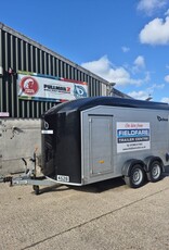 Debon Ex Hire Debon C700 Twin Axle Box trailer Rear Ramp, Side Door & Spare Wheel 2600kg GVW 3760mm x 1790mm x 2010mm