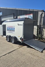 Debon Ex Hire Debon C700 Twin Axle Box trailer Rear Ramp, Side Door & Spare Wheel 2600kg GVW 3760mm x 1790mm x 2010mm