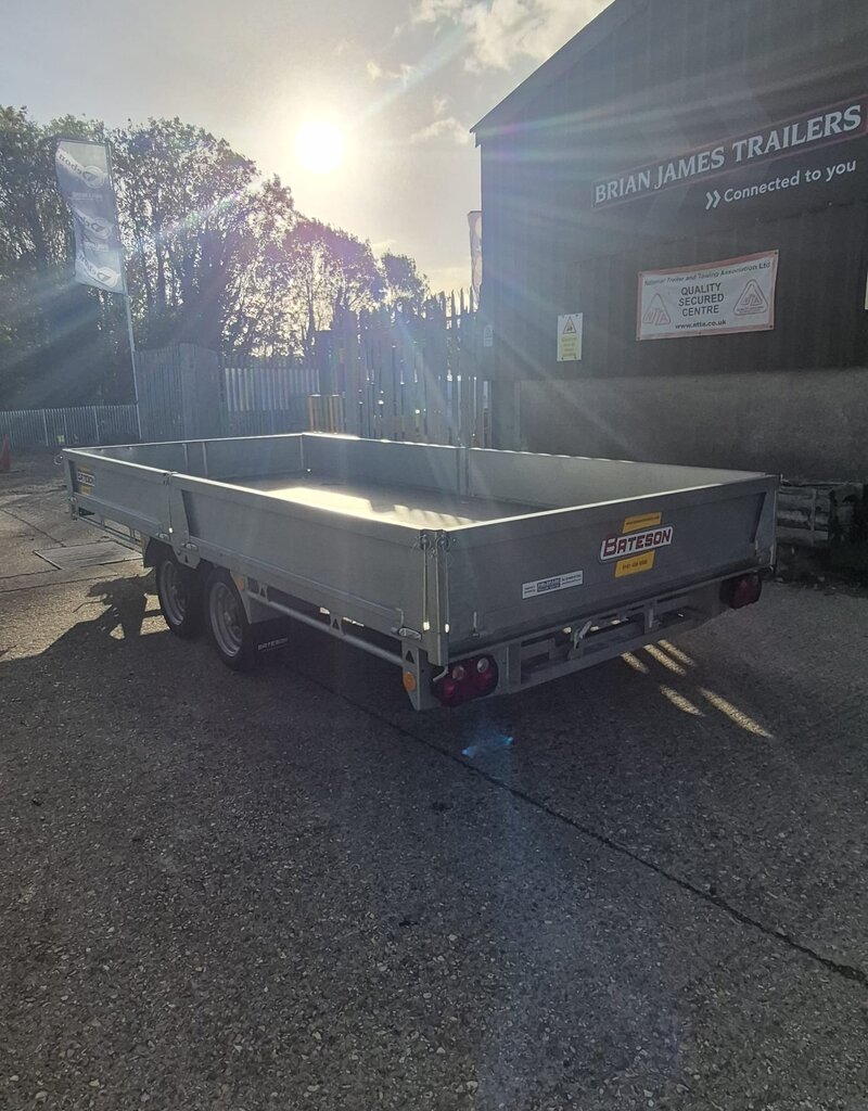 Bateson Trailers 2024 Bateson Model 3543 4.3m x 2m Platform Trailer, Sides, Ramps & legs 3500kg GVW