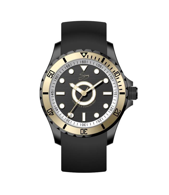 Dutch Master Caviar Champ triple plated black matte 3 hand 10 ATM watch black gold dial KYBOE Symons Panchenko