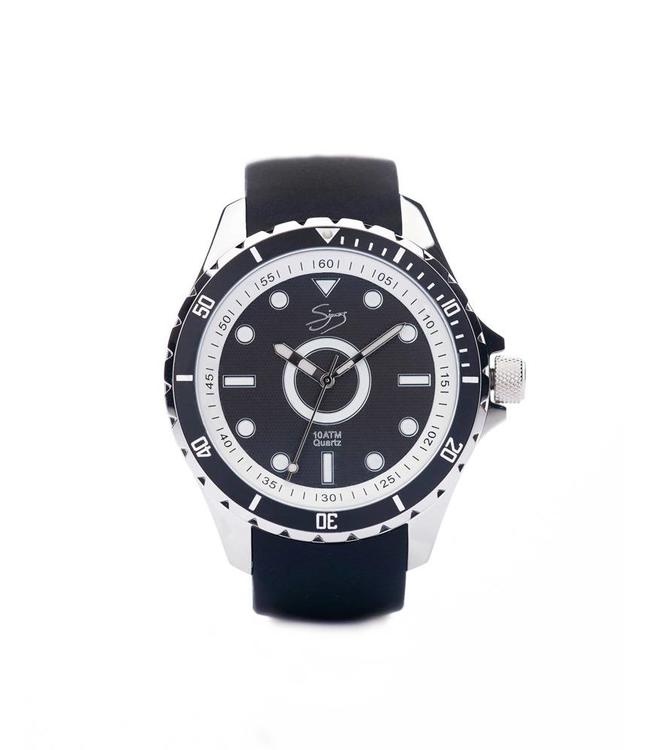 Dutch Master Nite silver polished 3-hand 10 ATM