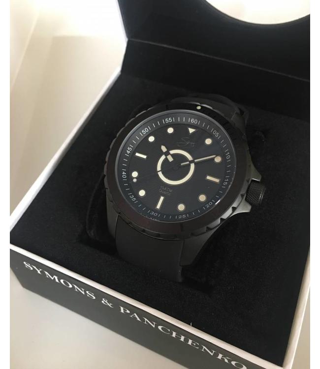 Dutch Master Caviar  triple plated black matte 3-hand 10 ATM