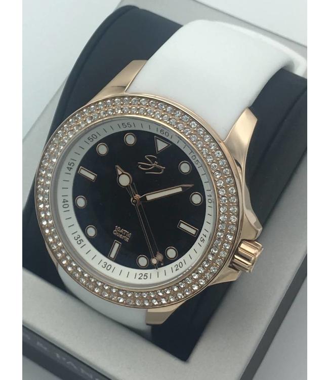 Dutch Master Mrs. Cute double plated rose gold 3-hand 10 ATM