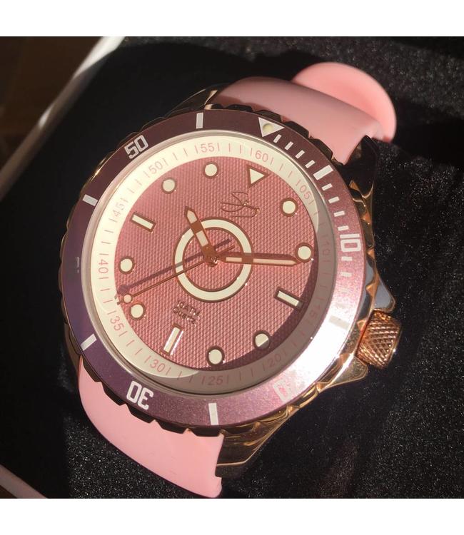 Dutch Master La Rose double plated rose gold 3-hand 10 ATM