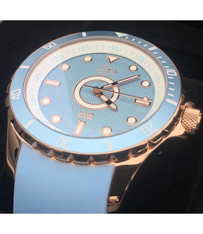 Dutch Master Ciel double plated rose gold 3-hand 10 ATM