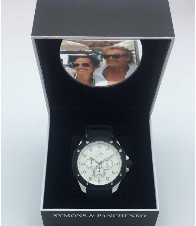 Finestra Ancora stainless steel chronograph 10 ATM