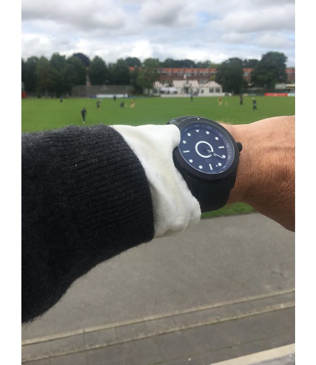 Dutch Master Caviar  triple plated black matte 3-hand 10 ATM