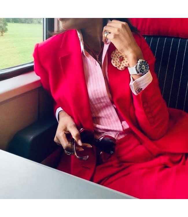 Power Mesh Isola silver polished 3-hand 10 ATM