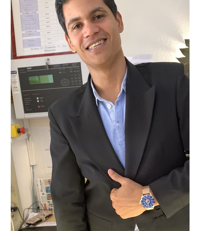 Power Mesh Brera double plated yellow gold 3-hand 10 ATM