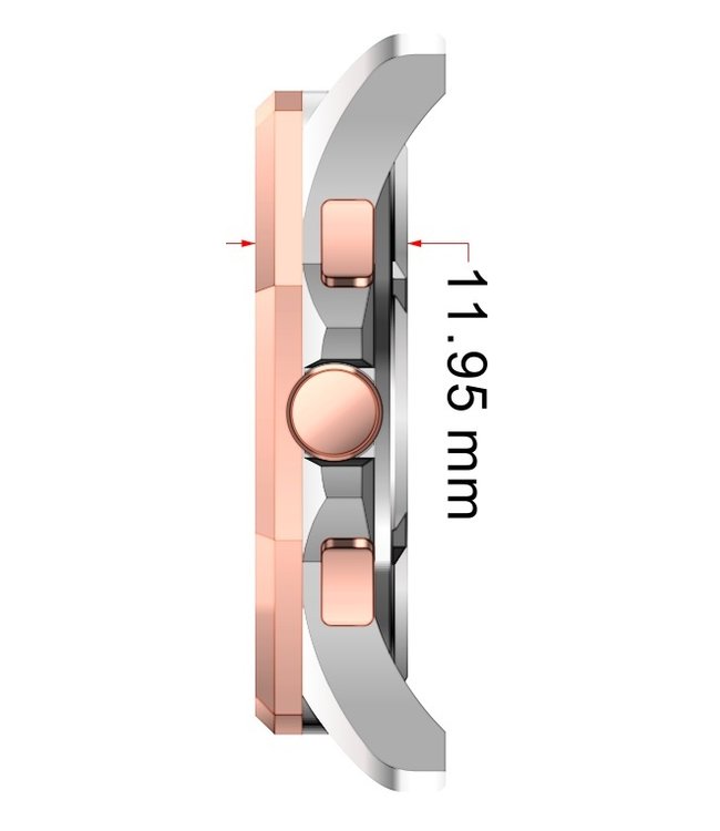 Finestra Aventador stainless steel chronograph 10 ATM