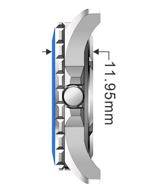 Dutch Master Royale silver polished 3-hand 10 ATM