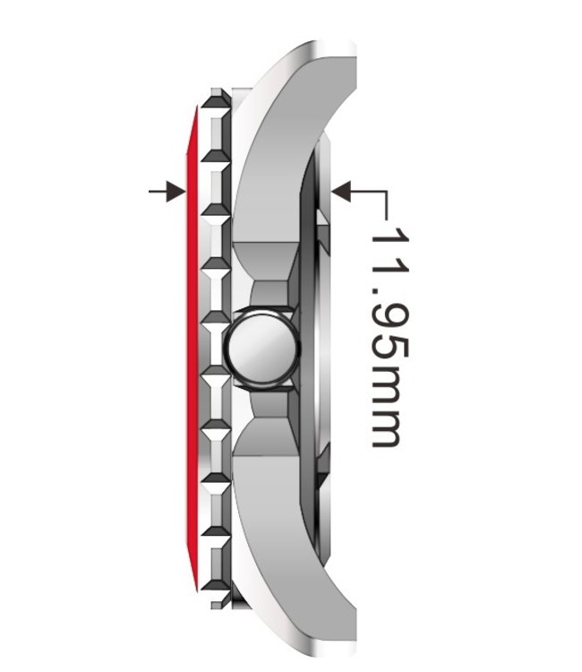 Dutch Master Silver Negroni silver polished 3-hand 10 ATM