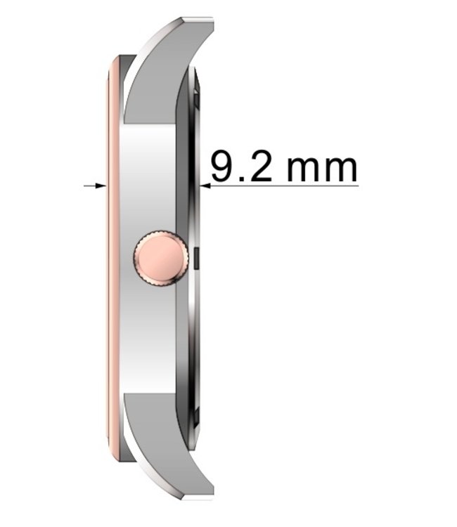 Roman Classics Modena silver polished 3-hand 10 ATM