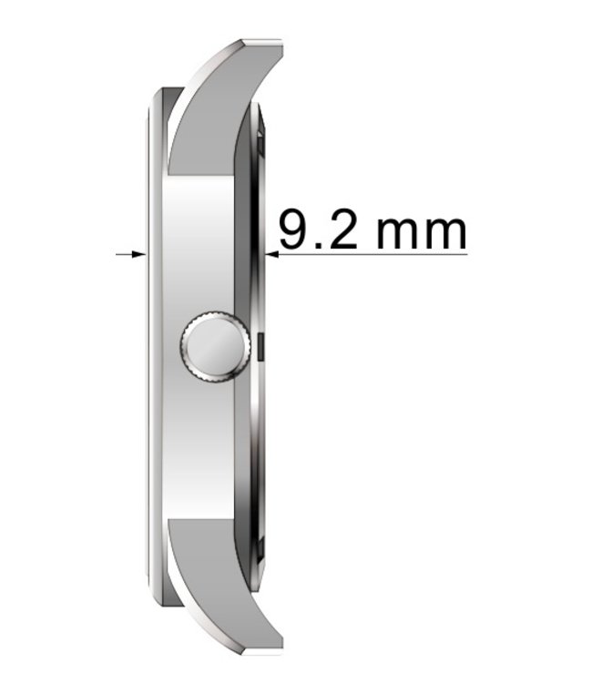 Roman Classics Florence silver polished 3-hand 10 ATM