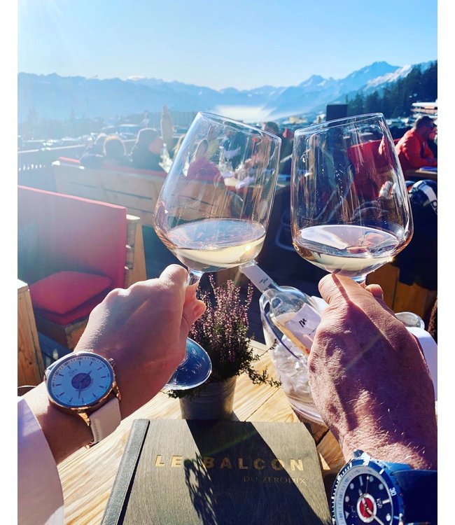 Dutch Master Bull's Eye silver polished 3-hand 10 ATM