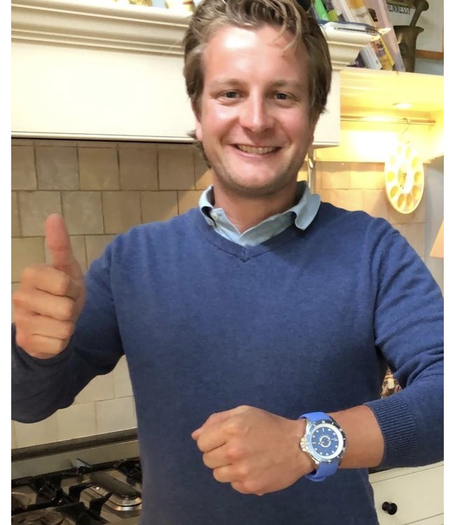 Dutch Master Royale silver polished 3-hand 10 ATM