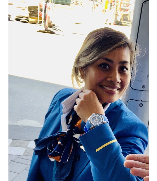 Dutch Master Royale silver polished 3-hand 10 ATM