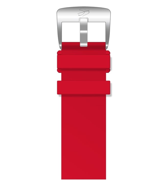 Strap Master Silver Series Hot Red