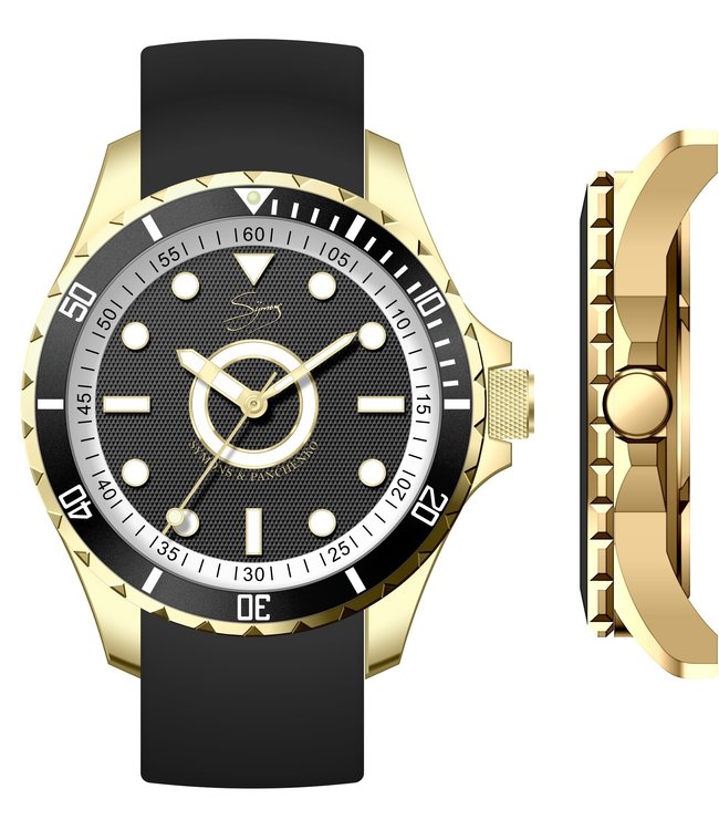 Dutch Master Marbella double plated yellow gold 3-hand 10 ATM