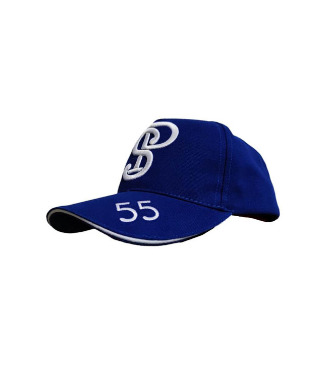 Blue Cap with one front panel