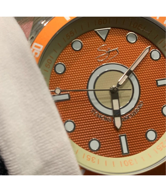 Dutch Master The Tahiti silver polished 3-hand 10 ATM